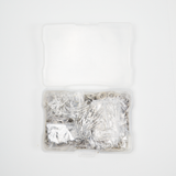 Pewter Silver Tone Bar-and-Ring Toggle Clasps