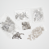 Wings, Butterflies, Hearts + Decorative Pewter Bead Bundle