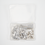 Shell + Decorative Metal Pewter Bead Bundle