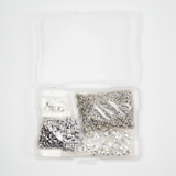 Star, Square + Octagonal Pewter Spacer Bead Bundle