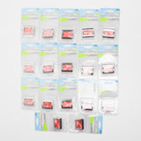 Red + Silver Timeless Essentials Rectangular Watch Faces - Set of 17