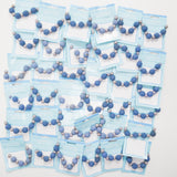 Blue + Gray Fancy Finery Crochet + Wooden Bead Bundle