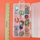 Large Glass Beads + Charms in Carrying Case