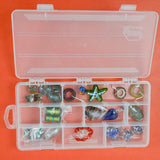 Large Glass Beads + Charms in Carrying Case