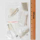 Silver Tone + Silver Plated Jewelry Findings Bundle