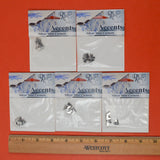Dream Keeper Silver Mini Corner Findings - 5 Sets