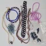 Blue + Purple Beaded Jewelry Bundle