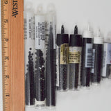 Assorted Black Seed Beads