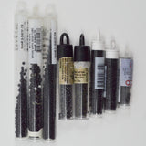Assorted Black Seed Beads