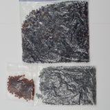 Gray + Brown Glass Beads