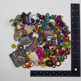 Assorted Colorful Beads, Stones + Trinkets