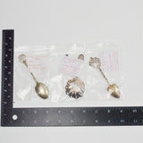Vintage Ornate Metal Spoons - Set of 3