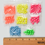 Neon Rainbow Swarovski Round Beads