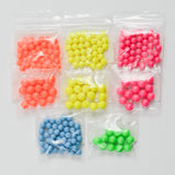 Neon Rainbow Swarovski Round Beads