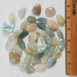 Light Green Morganite Nugget Beads - 2 Strands