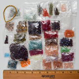Assorted Faceted + Fire-Polished Glass & Crystal Beads