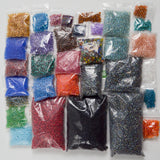 Assorted Colorful Rocaille Round Bead Bundle