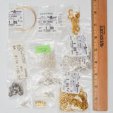 Sterling Silver, Gold-Plated + Assorted Metal Jewelry Findings