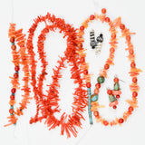 Coral Branch + Assorted Shell Bead Bundle
