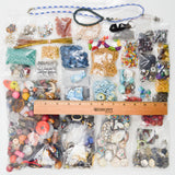 Colorful Assorted Beads, Charms + Findings - Over 5 lb.