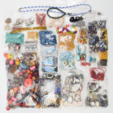 Colorful Assorted Beads, Charms + Findings - Over 5 lb.