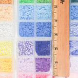 Rainbow Clay Heishi Beads + Wire in Organizing Case