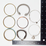 Metal Bangle Bracelet Bundle
