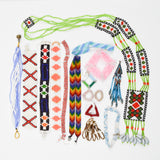 Colorful Bead Woven Jewelry + Fragments