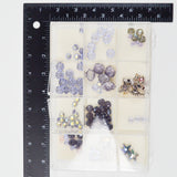 Iridescent Purple + Faceted Beads in Carrying Case