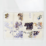 Iridescent Purple + Faceted Beads in Carrying Case