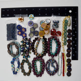Faceted + Floral Czech Glass Bead Bundle