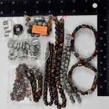 Brown + Gray Jasper Bead Bundle