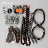 Brown + Gray Jasper Bead Bundle