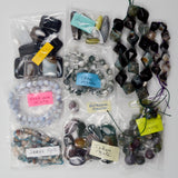 Blue + Gray Agate Bead Bundle