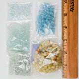 Light Blue + Yellow-Green Stone Bead Bundle