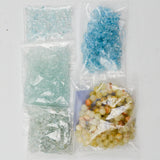 Light Blue + Yellow-Green Stone Bead Bundle