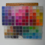 Rainbow Seed Beads in Organizing Case