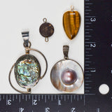 Mother of Pearl, Stone + Shell Pendant Bundle