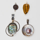 Mother of Pearl, Stone + Shell Pendant Bundle