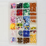 Plastic Cabochons in Organizing Case