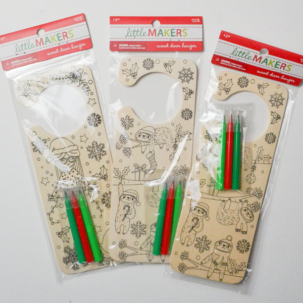 Little Makers Christmas + Winter Door Hangers - Set of 3 Default Title
