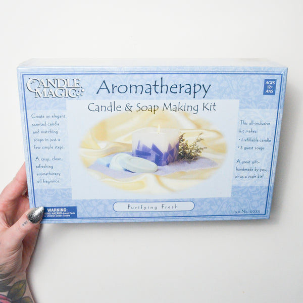Candle Magic Aromatherapy Candle + Soap Making Kit - Purifying Fresh