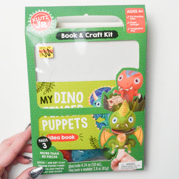 Dinosaur Puppets Idea Book (Clay Not Included)