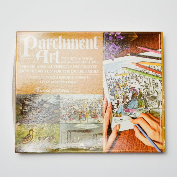 Parchment Art Color by Number Set