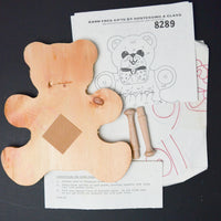 Wooden Teddy Bear Painting Kit