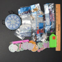 Diamond Painting Earring + Coaster Kit