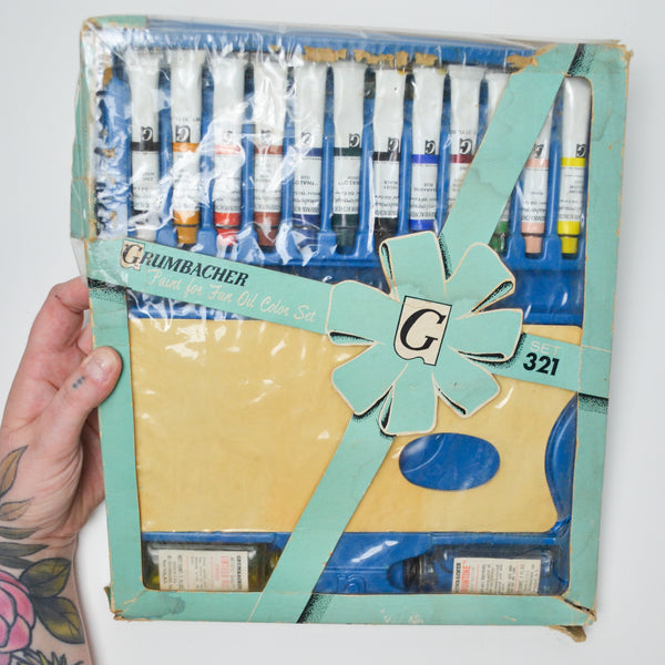 Vintage Grumbacher Oil Painting Kit
