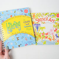 Klutz Stencil Art + Lettering Kit Bundle