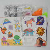 The Shrinky Dinks Book Kit + Oven Bake Suncatcher Supplies
