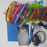 3Doodler Start 3D Printer Pen, Colorful Filaments + Accessories
